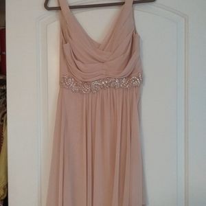 Champagne chiffon dress